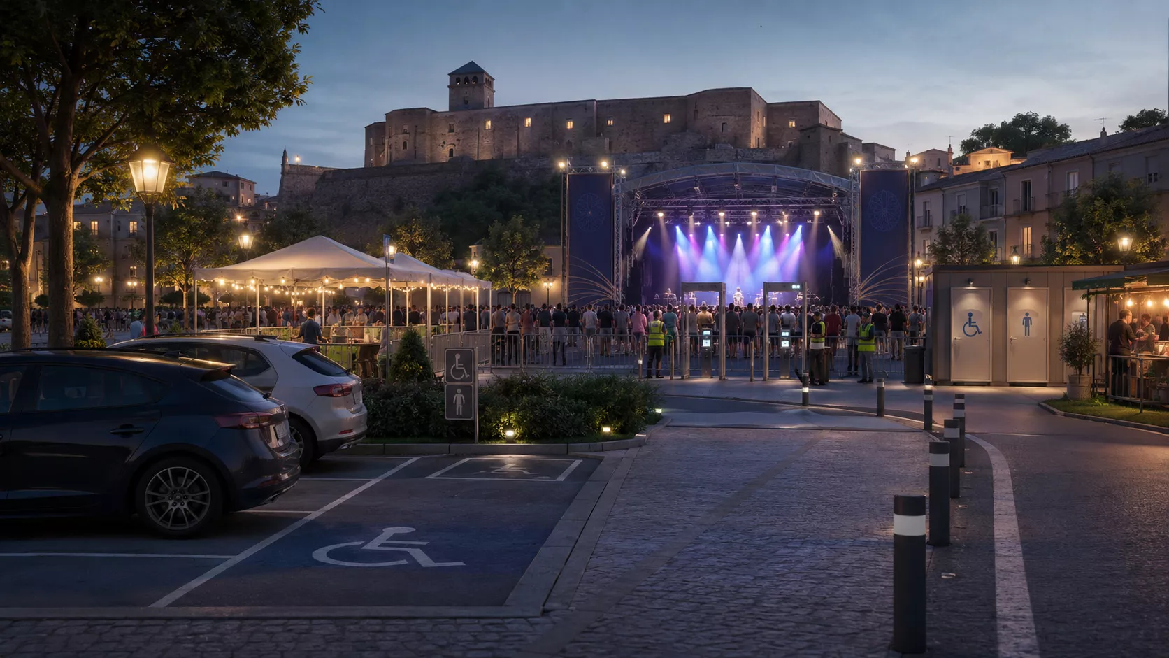 Estate Melfitana 2026 - Concerti del 14 e 15 agosto: viabilità, parcheggi e informazioni pratiche 